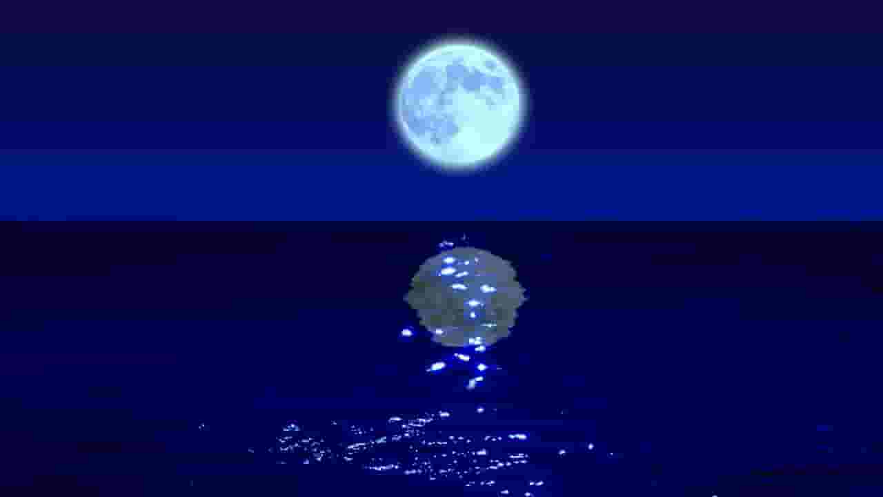 黒ひげがコビーを拉致したのはなぜなのか？｜ワンピース考察イメージ｜夜空に浮かぶ月の写真